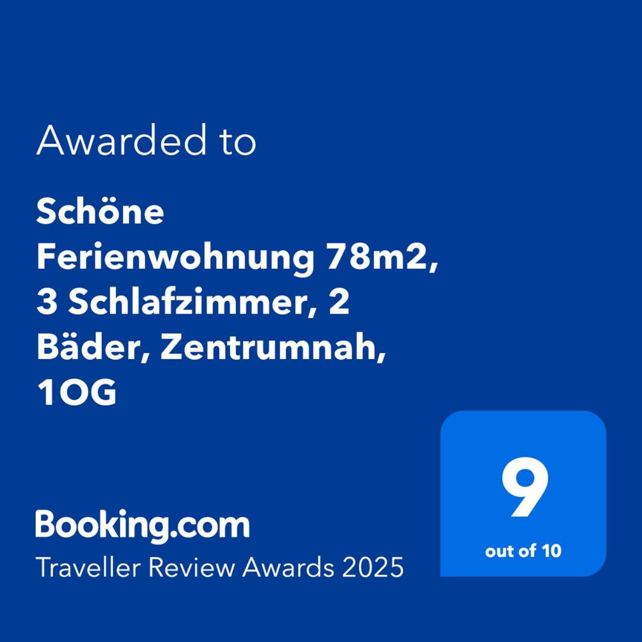 Schoene Ferienwohnung 78M2, 3 Schlafzimmer, 2 Baeder, Zentrumnah, 1Og Erfurt Dış mekan fotoğraf